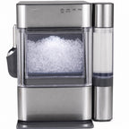 Stainless steel nugget ice maker front