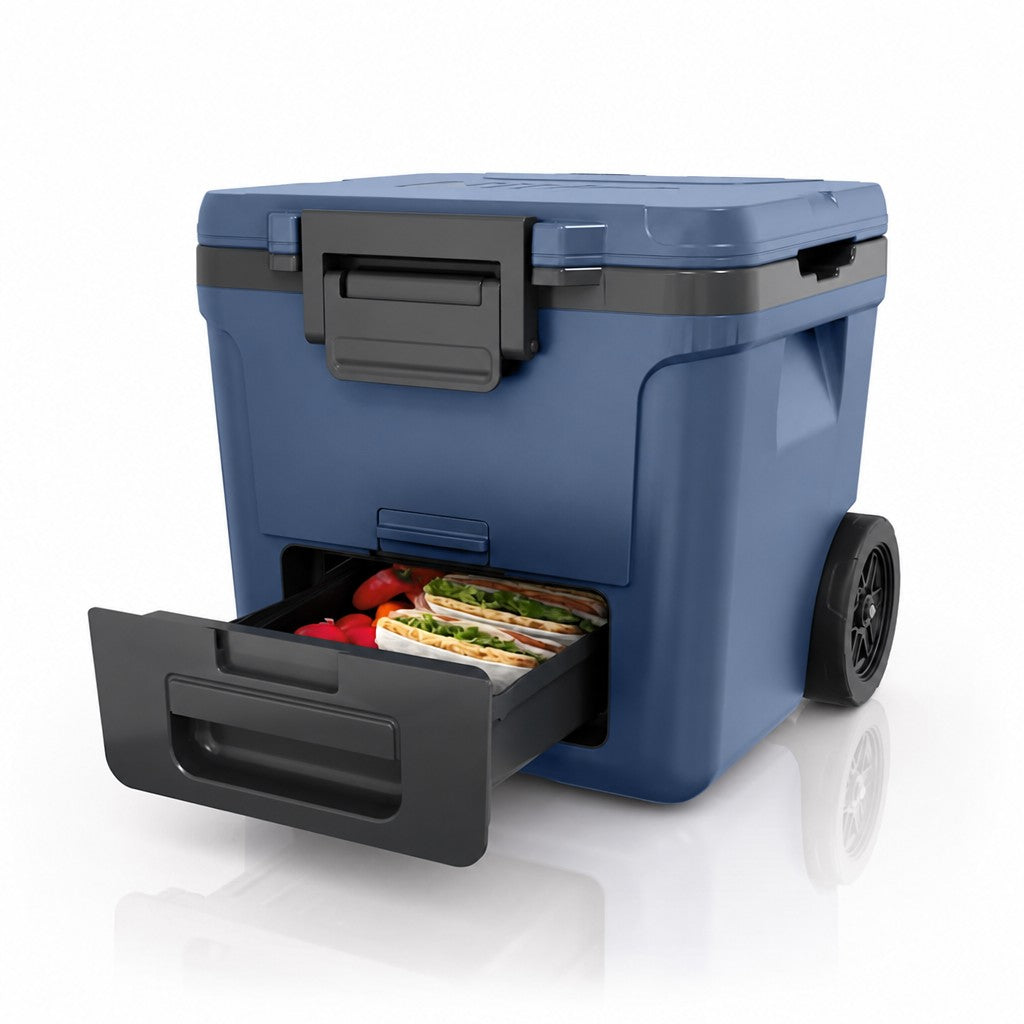 30qt Wheeled Cooler with Dry Zone