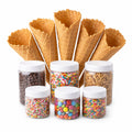 Waffle Cone & Topping Set